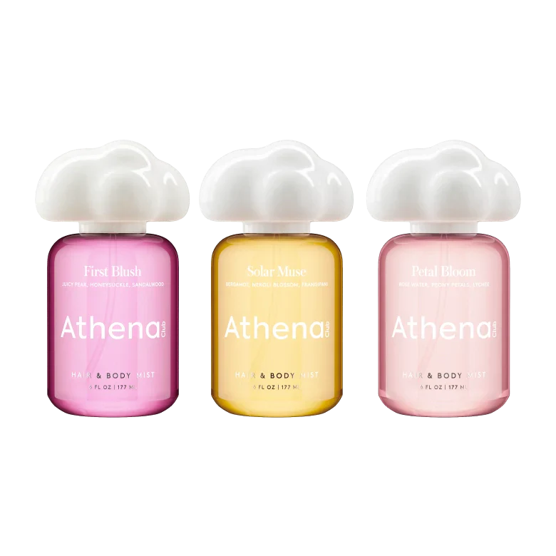Hair & Body Mist Trio - Warm Family Blush Assortment Fresh & Floral