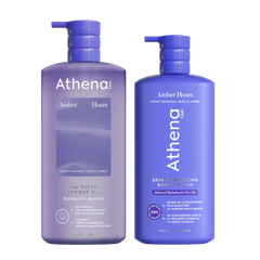 Shower Oil & Lotion Duo - Stylish Travel Hours Assortment