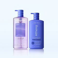 Shower Oil & Lotion Duo - Stylish Travel Hours Assortment