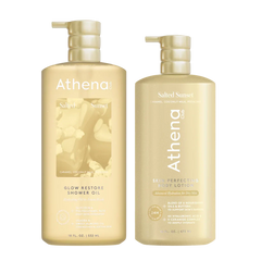Shower Oil & Lotion Duo - Stylish Travel Sunset Assortment