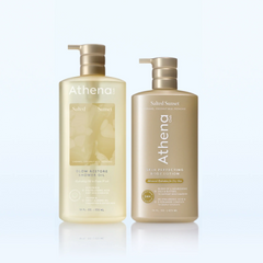 Shower Oil & Lotion Duo - Stylish Travel Sunset Assortment